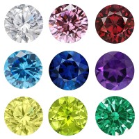 Zircon - Exemples de couleurs de pierre