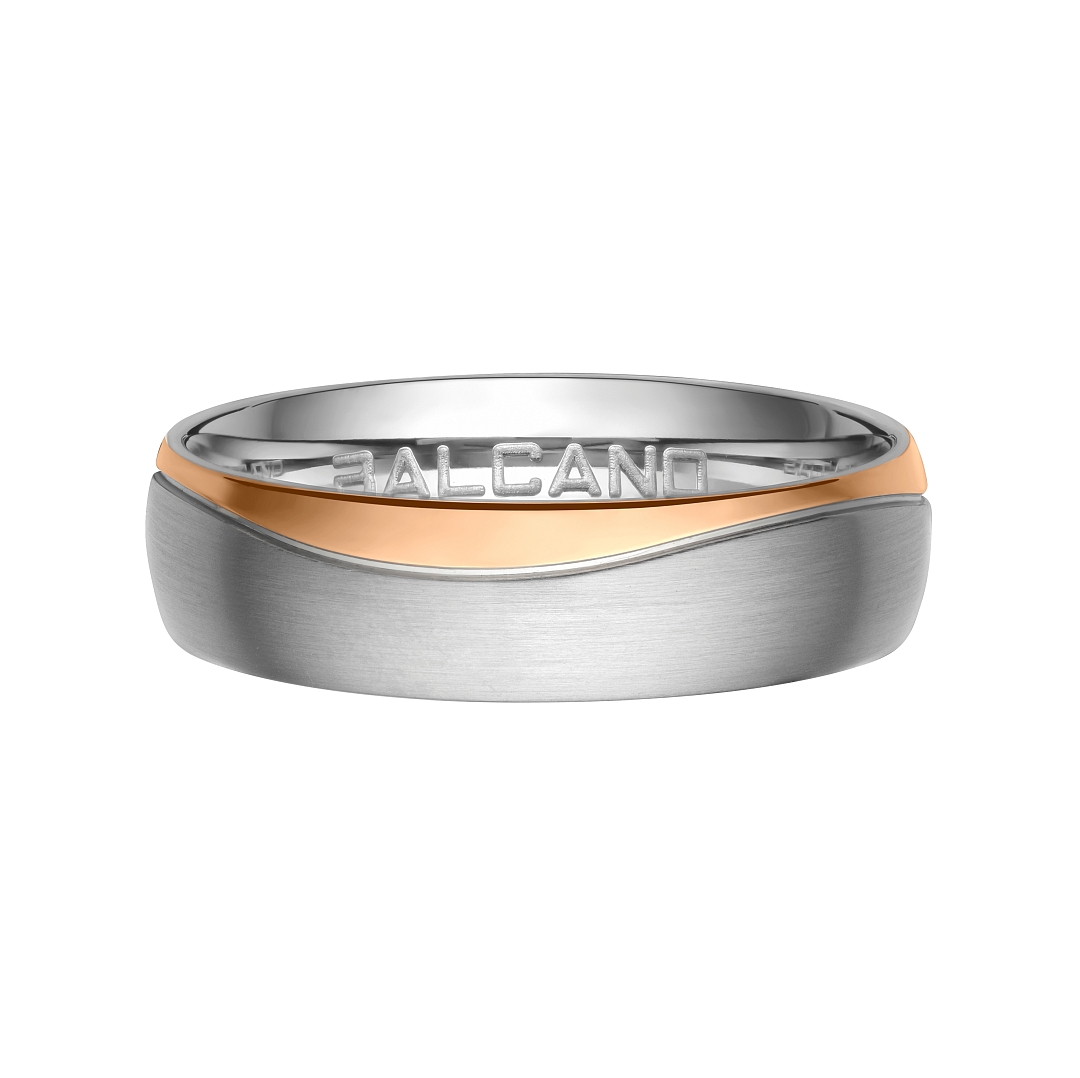 BALCANO - Venus / Stainless Steel Ring With 18K Rose Gold Plated (030023ZY99)