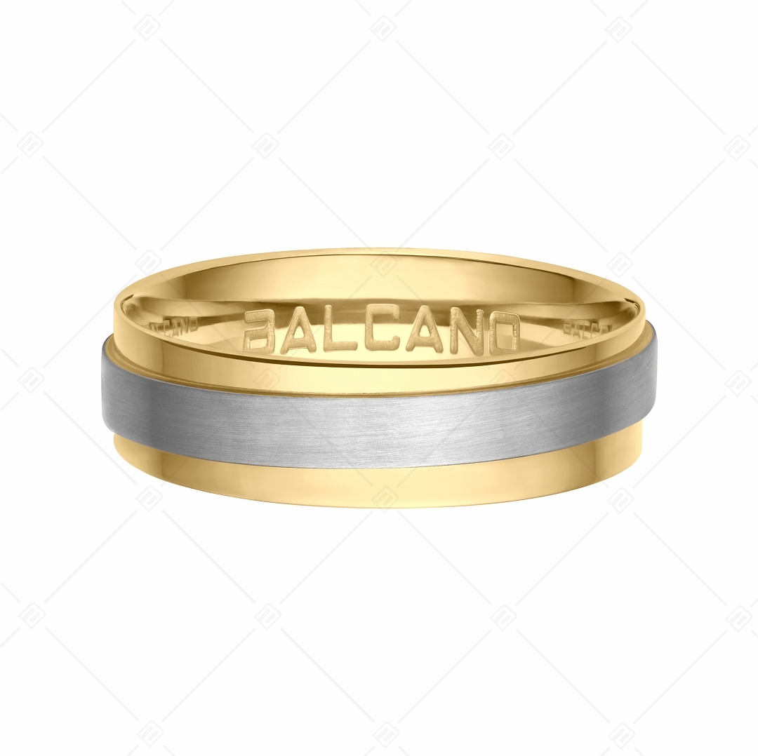 BALCANO - Cinto / Edelstahl Trauring mit 18K Gold Beschichtung (030024ZY99)