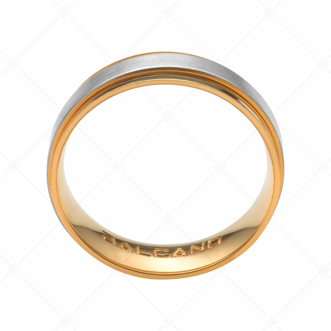 BALCANO - Cinto / Stainless Steel Ring With 18K Rose Gold Plated (030025ZY99)