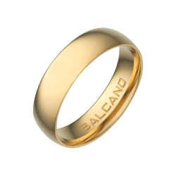 BALCANO - Solis / Stainless Steel Ring With 18K Gold Plated