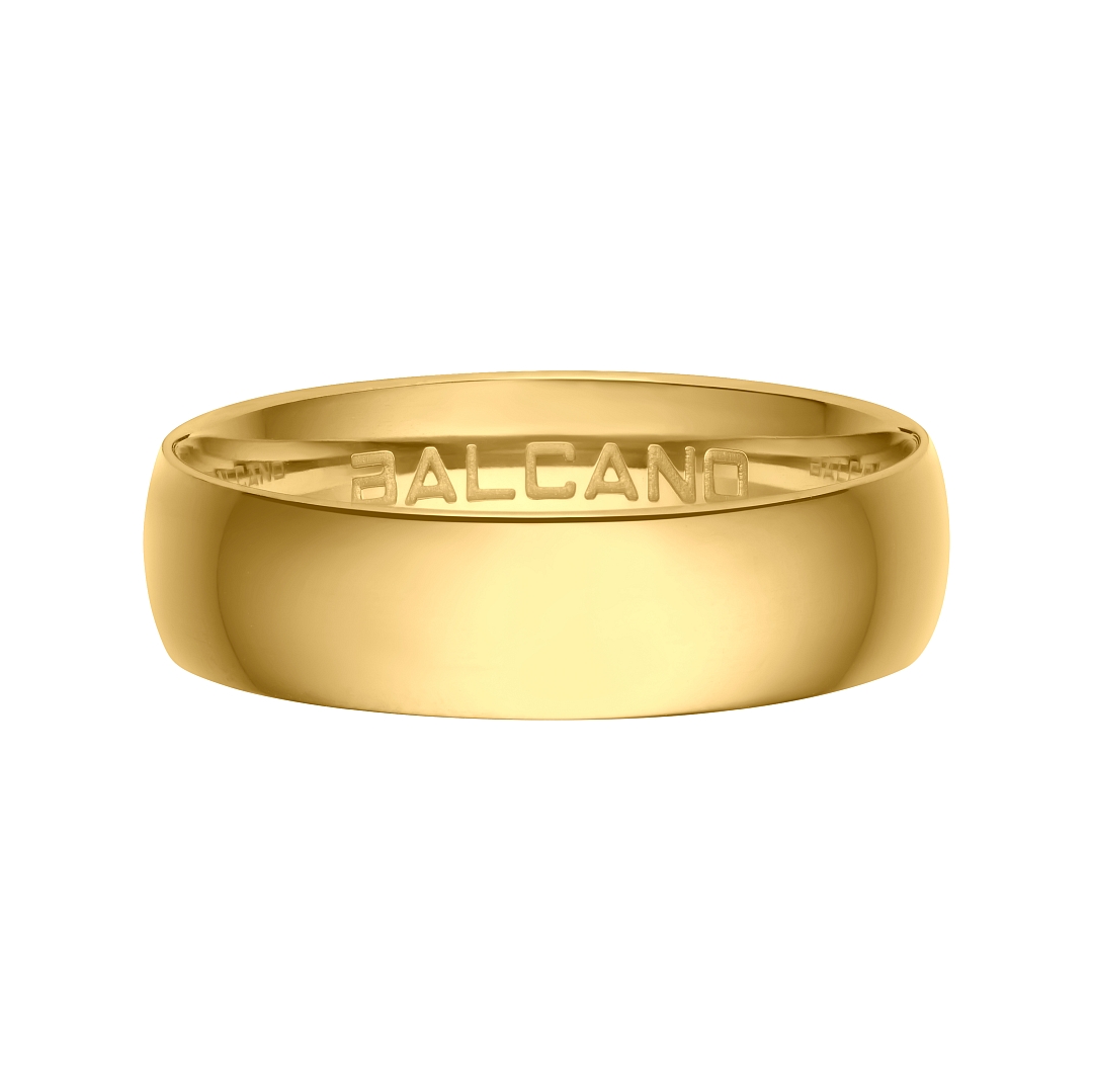 BALCANO - Solis / Bague en acier inoxydable plaqué or 18K (030034ZY99)