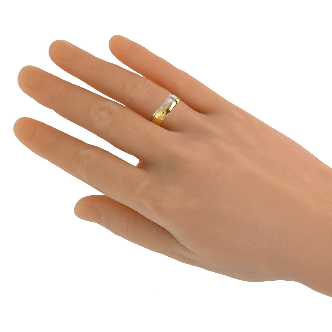 BALCANO - Unda / Edelstahl Trauring mit 18K Gold Beschichtung (030036ZY99)