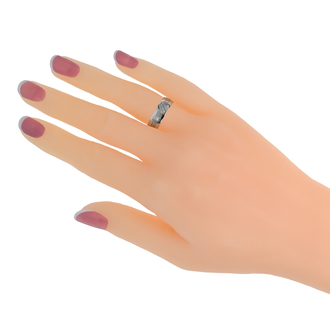 BALCANO - Elice / Bague en acier inoxydable avec pierres précieuses zirconium (030037ZY00)