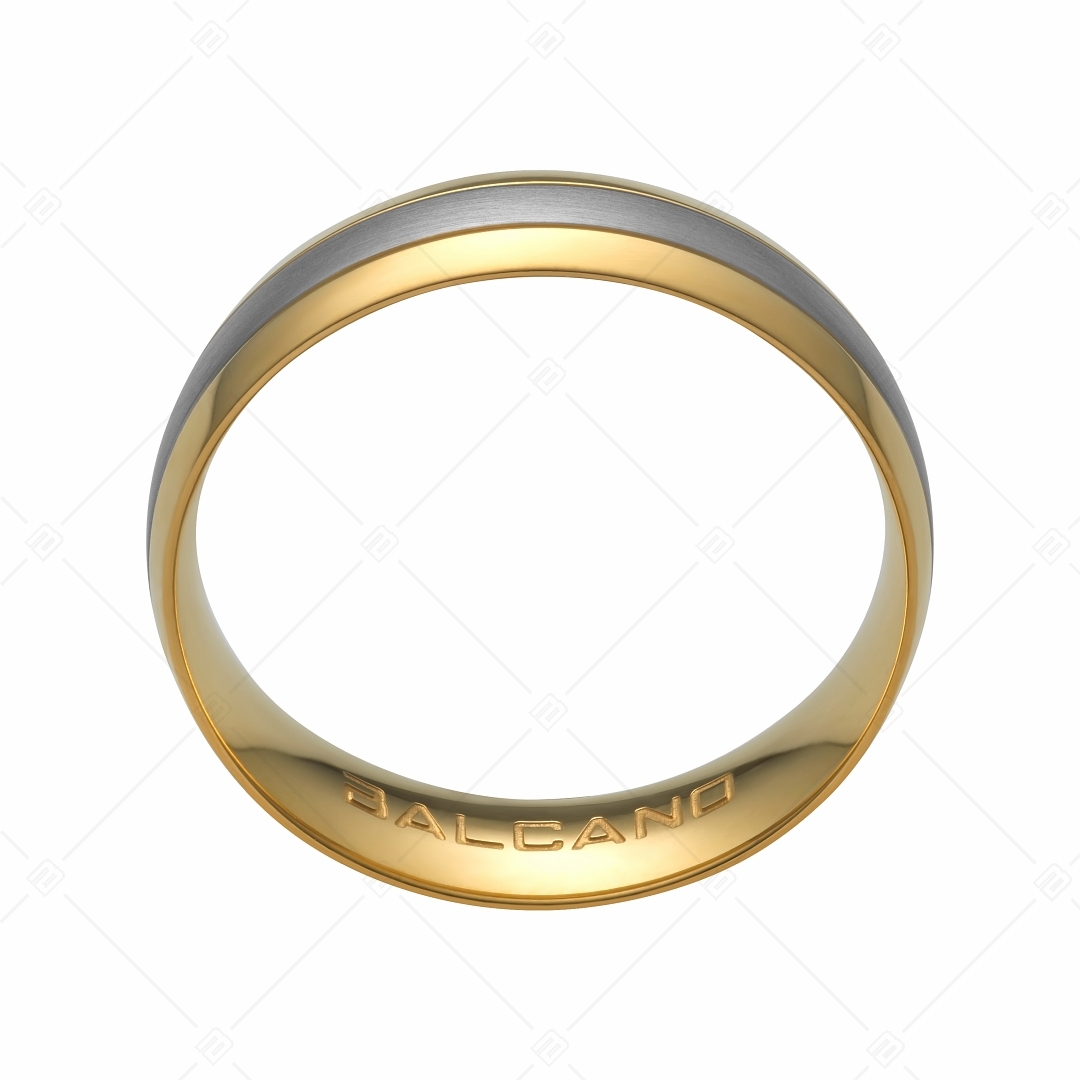 BALCANO - Elice / Stainless Steel Ring with 18K Gold Plated (030038ZY99)