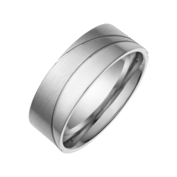 BALCANO - Sunny / Stainless Steel Wedding Ring