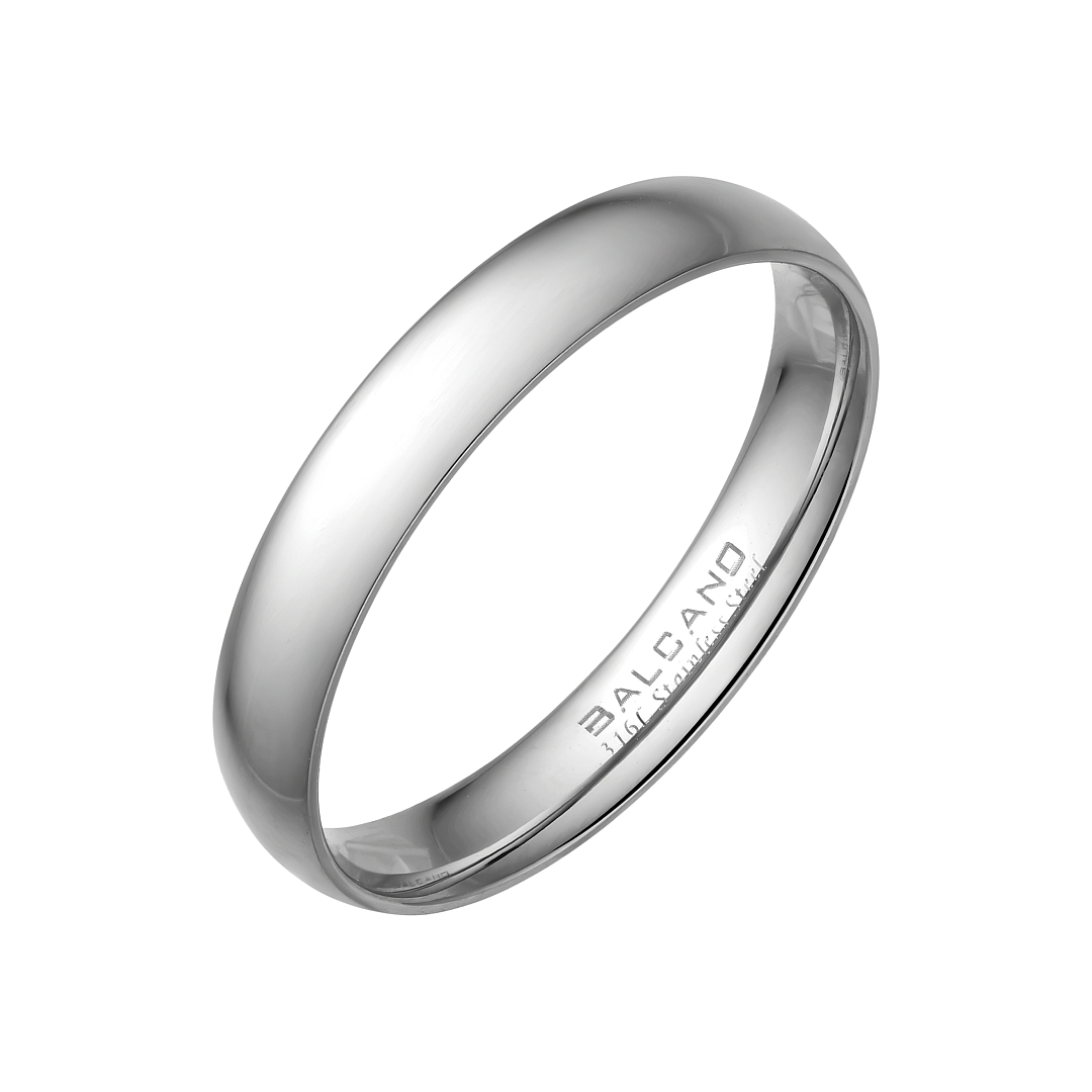 BALCANO -  / Edelstahl Trauring 18K vergoldet (030050ZY99)