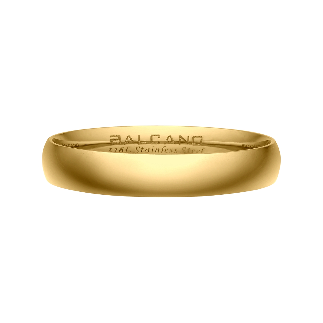 BALCANO - Aurielle / Bague de mariageen acier inoxydable plaqué or 18K (030051ZY99)