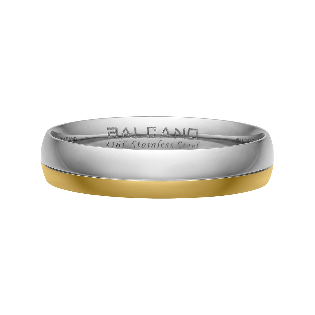 BALCANO - Stellaris / Edelstahl Trauring 18K vergoldet (030053ZY99)