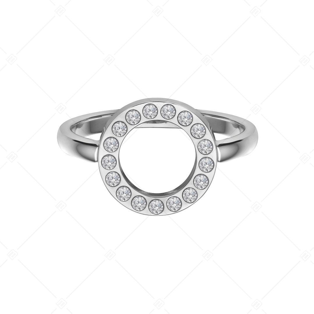 BALCANO - Veronic / Stainless Steel Ring With Cubic Zirconia Gemstones (041106BC97)