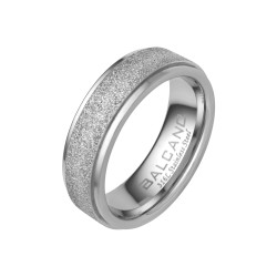 BALCANO - Caprice / Einzigartiger Ring aus glimmerpoliertem Edelstahl