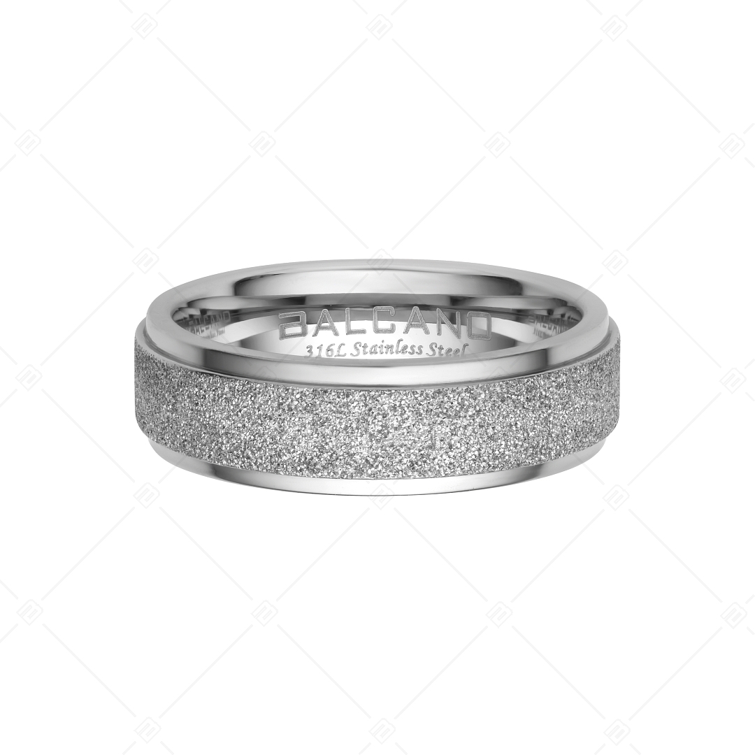 BALCANO - Caprice / Unique  stainless steel ring with glitter (041201BC97)