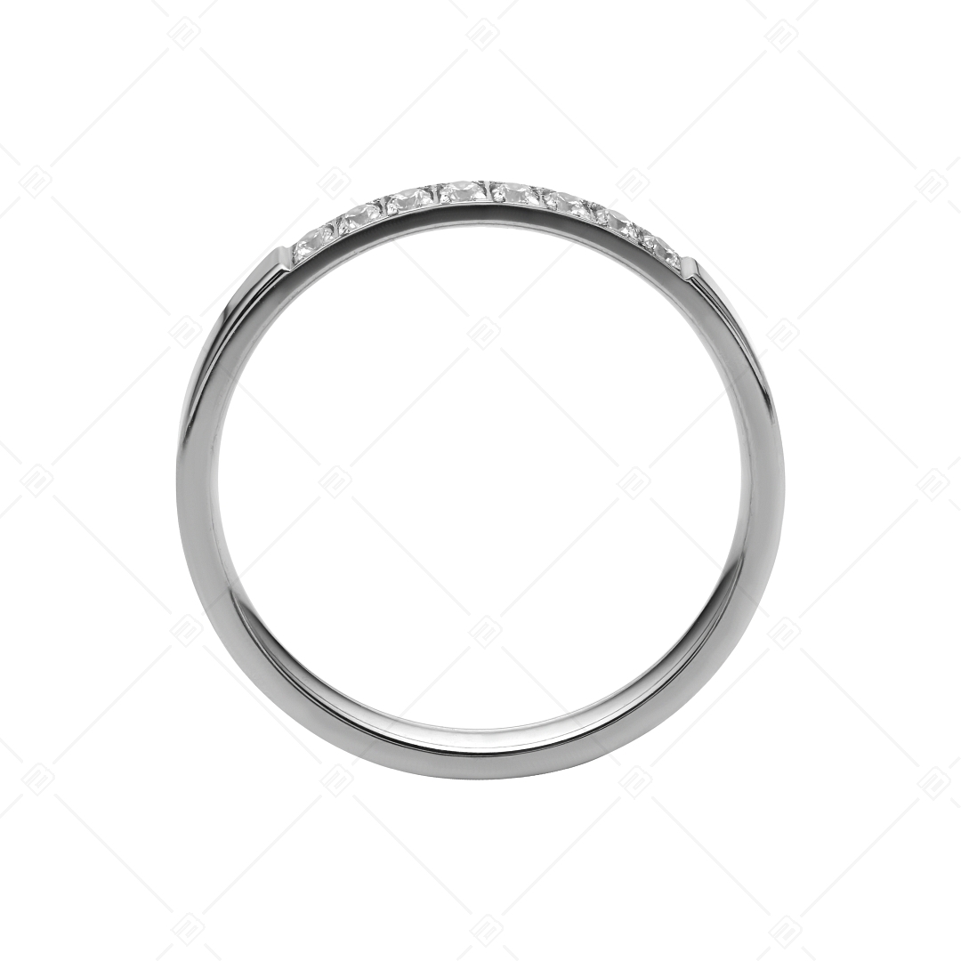 BALCANO - Ella / Dünner zirkonia edelstein Ring mit hochglanzpolirung (041205BC97)