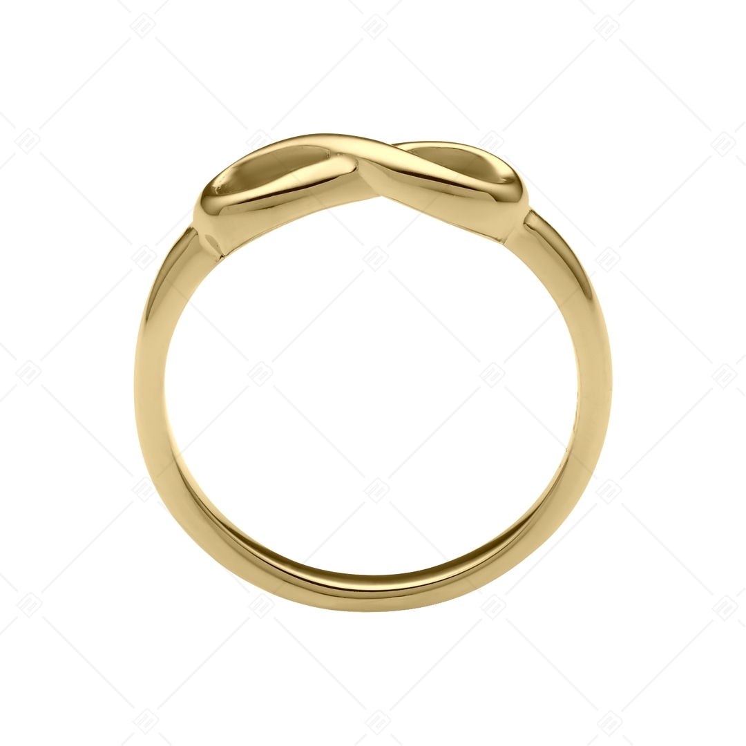 BALCANO - Infinity / Edelstahl Ring mit Unendlichkeitssymbol und 18K Gold Beschichtung (041212BC88)