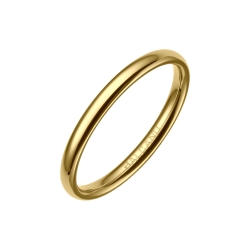 BALCANO - Simply / Thin Ring with 18K Gold Plated