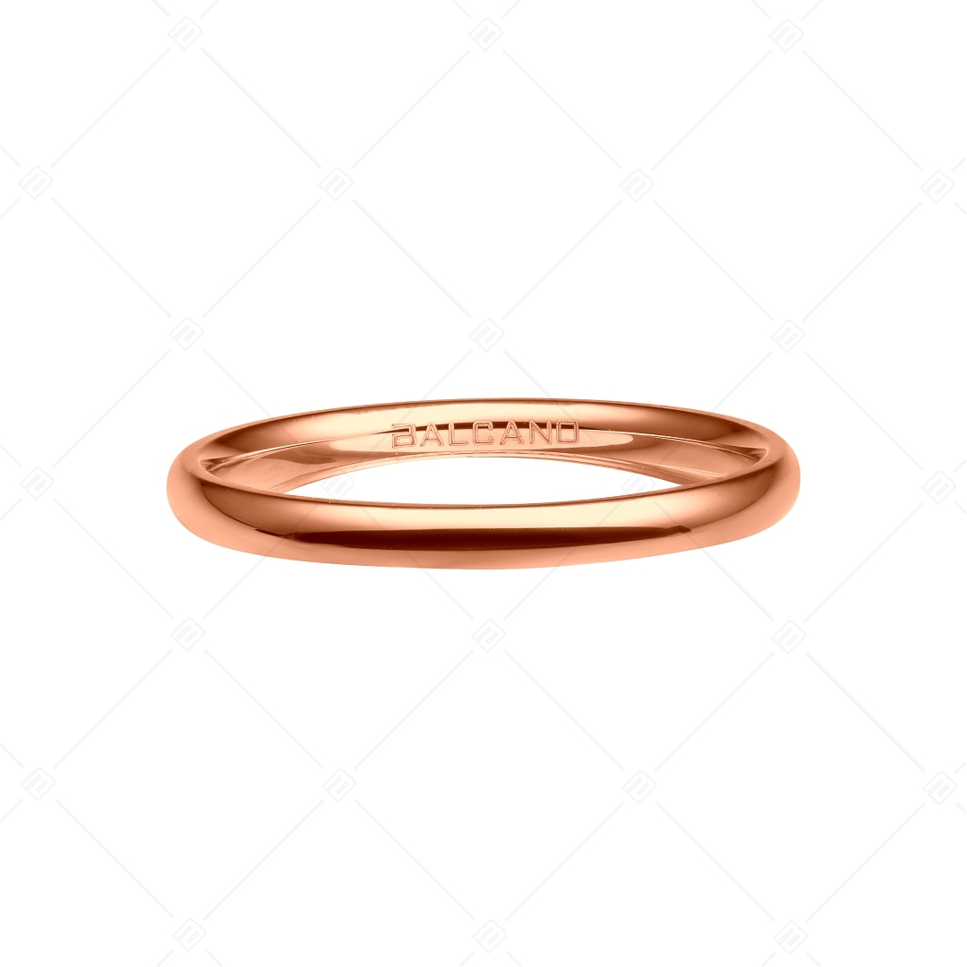 BALCANO - Simply / Thin Ring With 18K Rose Gold Plated (041222BC96)