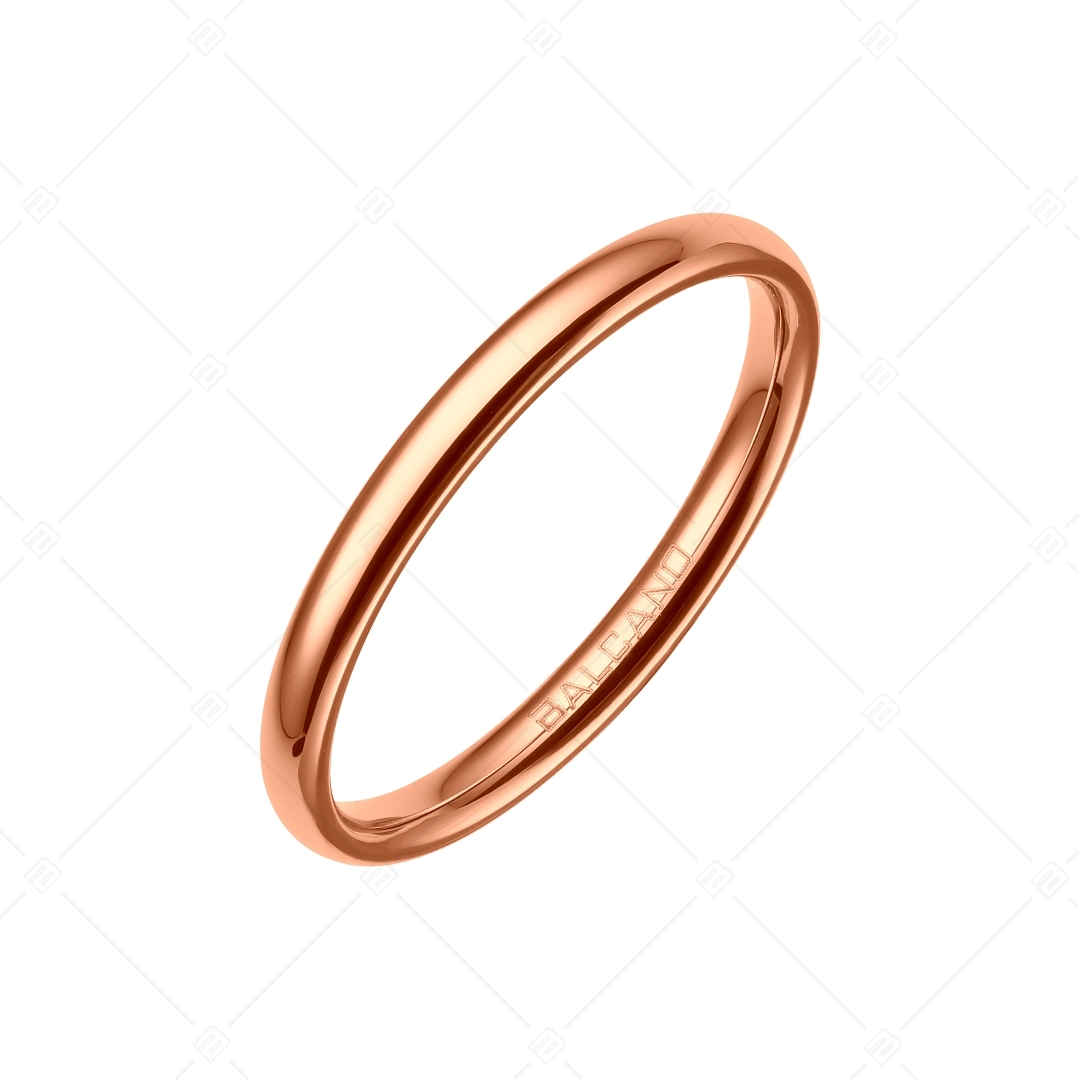 BALCANO - Simply / Dünner ring mit 18K rosévergoldet (041222BC96)