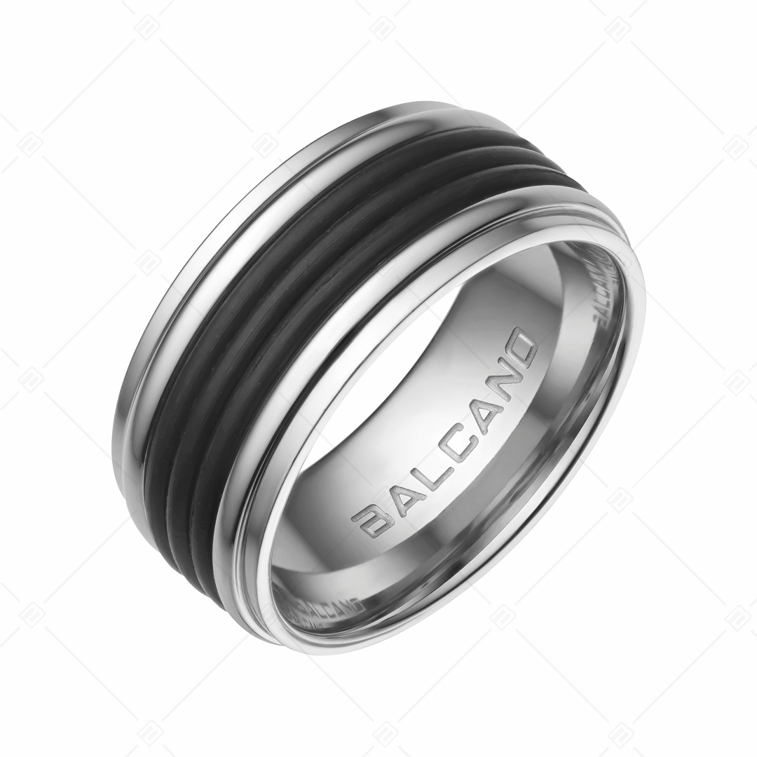 BALCANO - Galaxy / Stainless Steel Ring With Rubber (042004BL99)