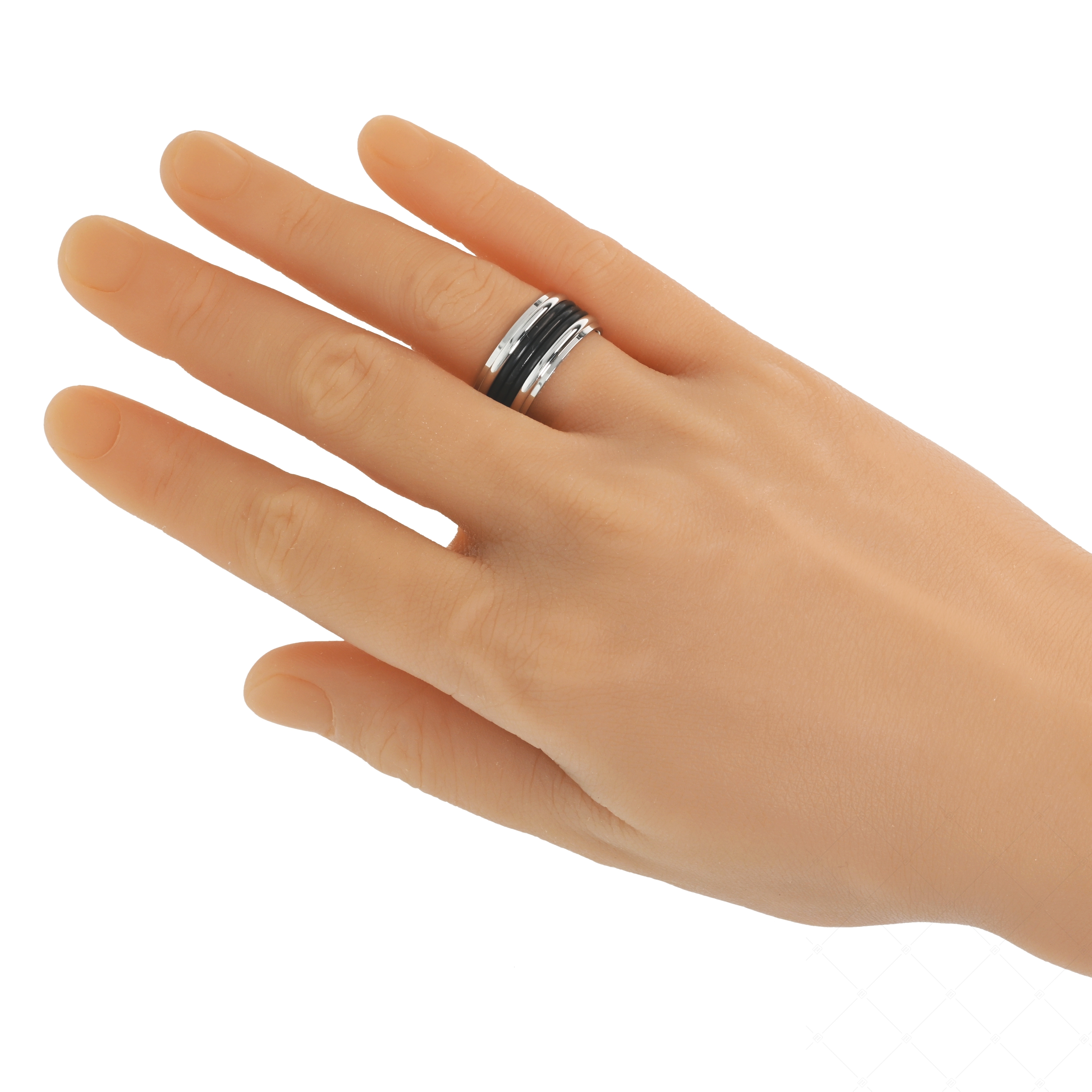 BALCANO - Galaxy / Stainless steel ring with rubber (042004BL99)