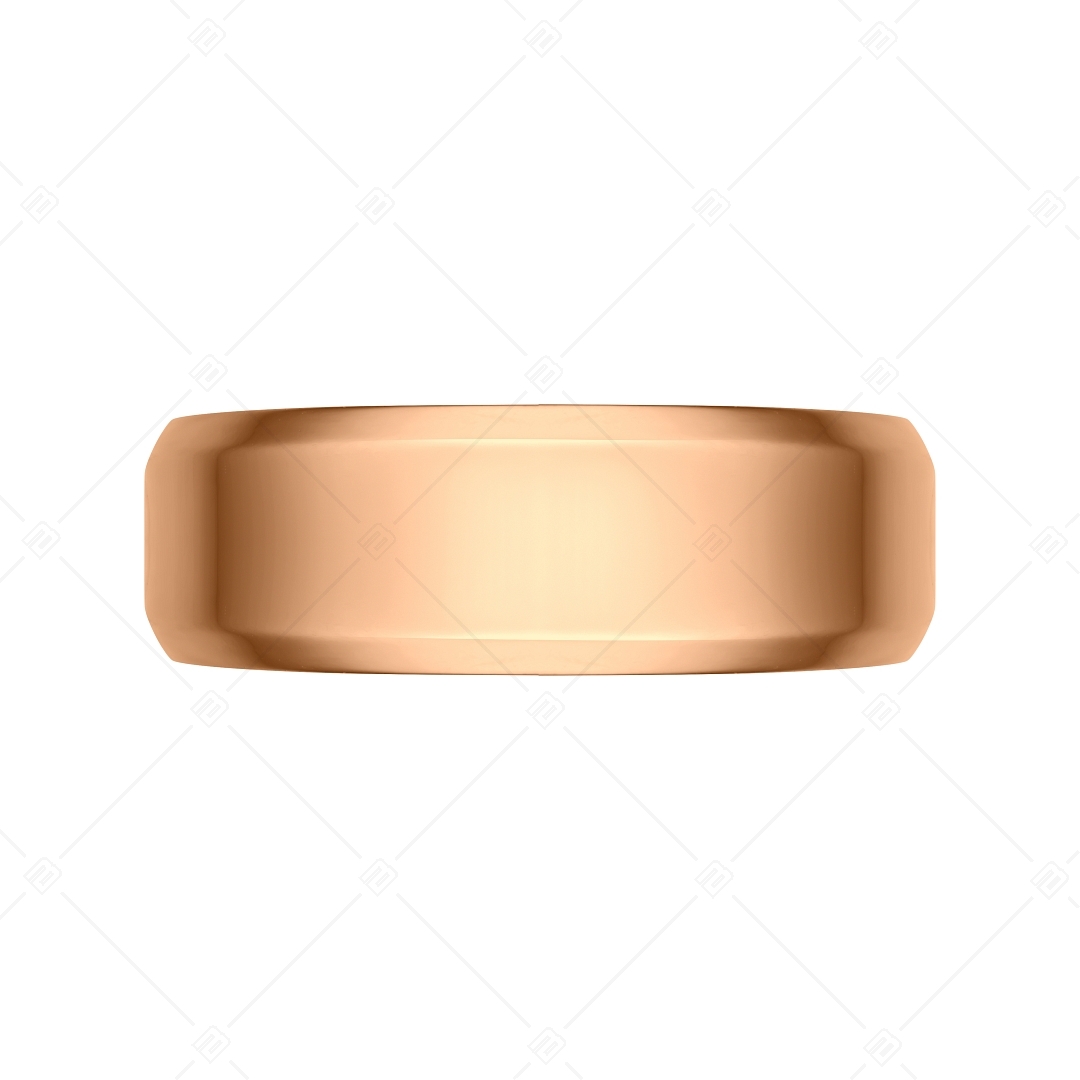 BALCANO - Eden / Gravierbarer Edelstahl Ring mit 18K Roségold Beschichtung (042101BL96)