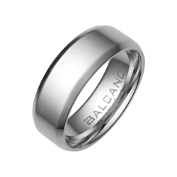 BALCANO - Eden / Engravable stainless steel ring with high polished