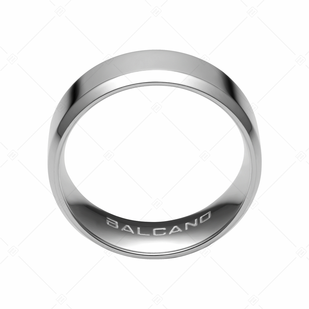BALCANO - Eden / Gravierbarer Edelstahl Ring mit Hochglanzpolierung (042101BL97)