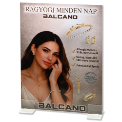 BALCANO / A4 Werbeschild Damenkollektion