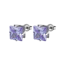BALCANO - Frizzante / Earrings with square gemstone