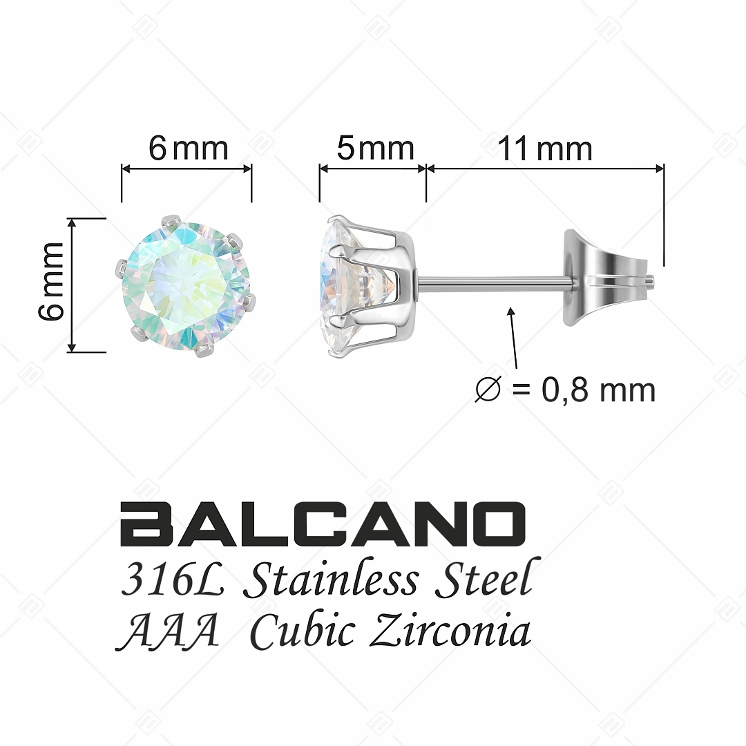 BALCANO - Frizzante / Boucles d'oreilles pierres rondes (112083ST09)
