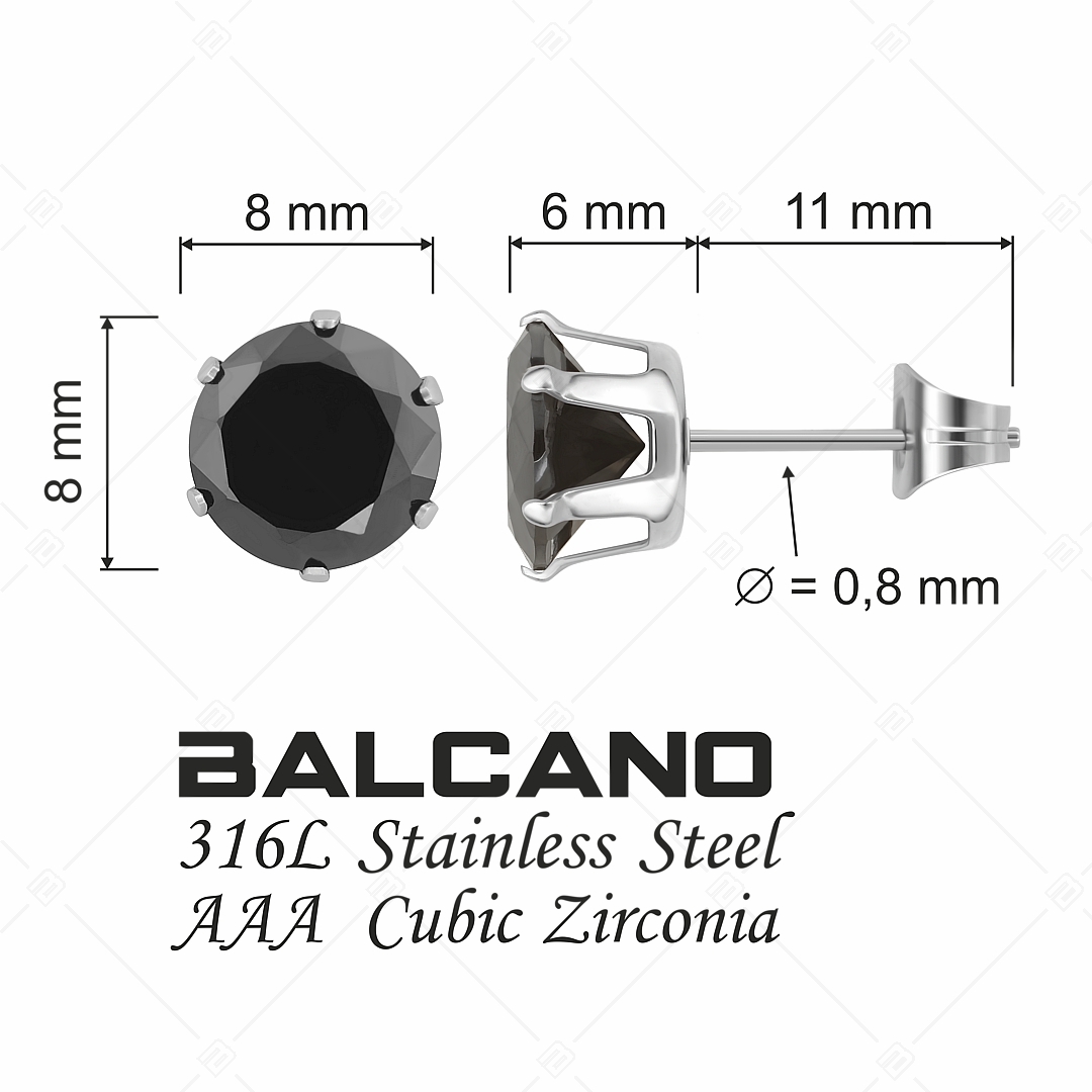 BALCANO - Frizzante / Boucles d'oreilles pierres rondes (112083ST11)
