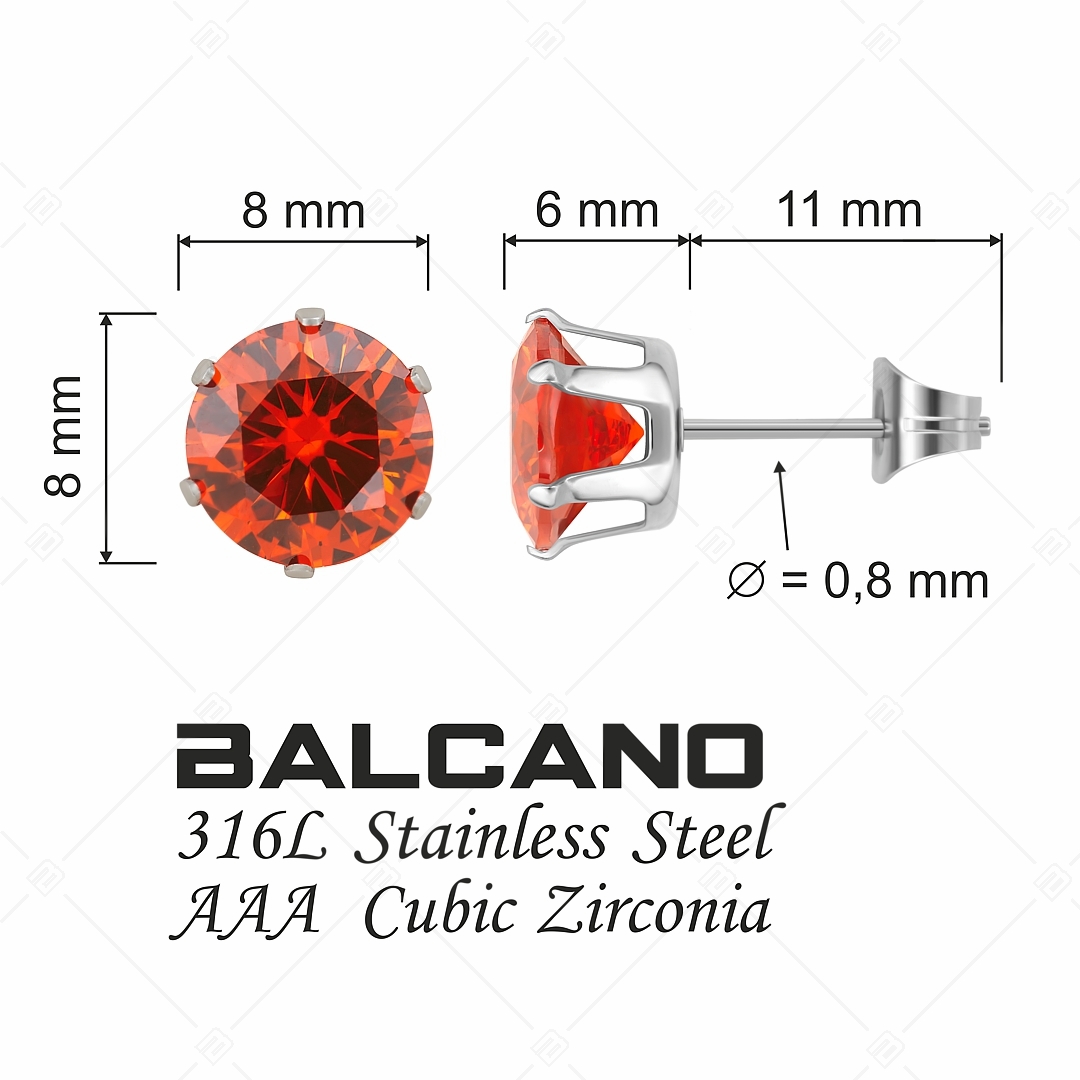 BALCANO - Frizzante / Boucles d'oreilles pierres rondes (112083ST22)