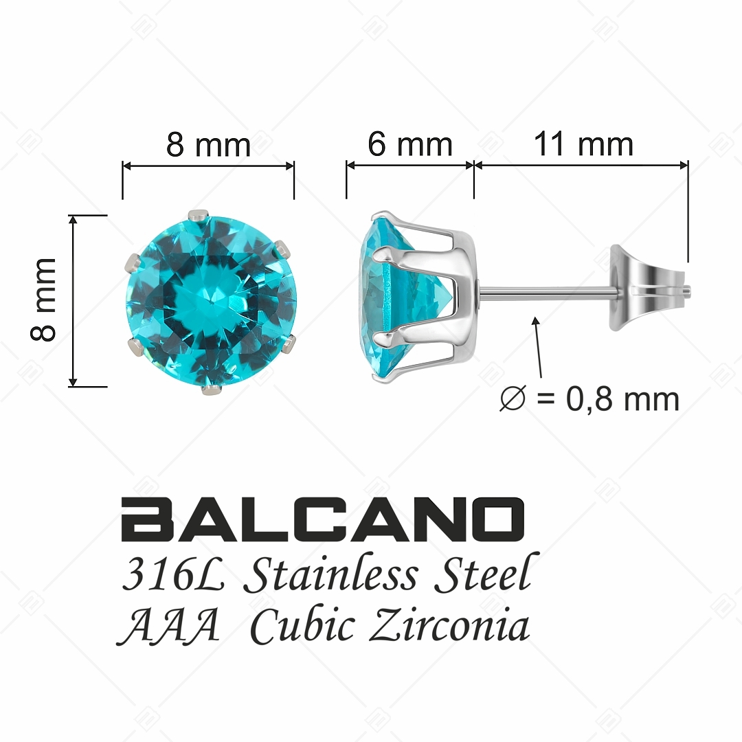 BALCANO - Frizzante / Earrings With Round Gemstone (112083ST48)