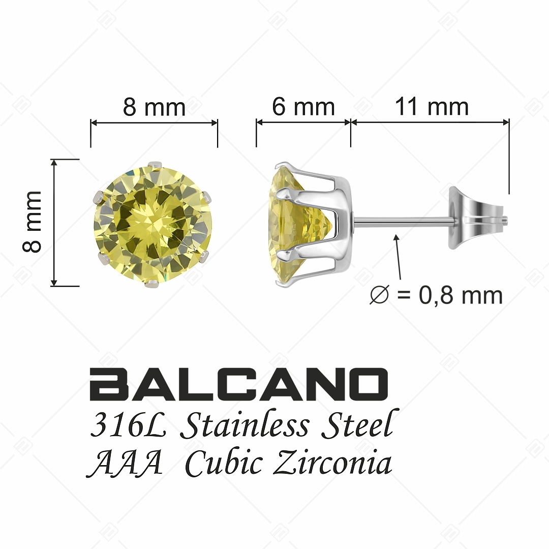 BALCANO - Frizzante / Boucles d'oreilles pierres rondes (112083ST51)