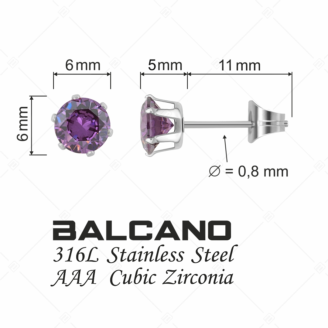 BALCANO - Frizzante / Boucles d'oreilles pierres rondes (112083ST79)