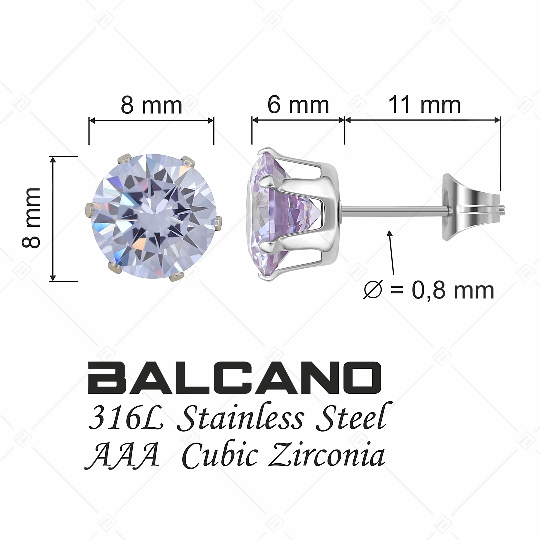BALCANO - Frizzante / Earrings With Round Gemstone (112083ST82)
