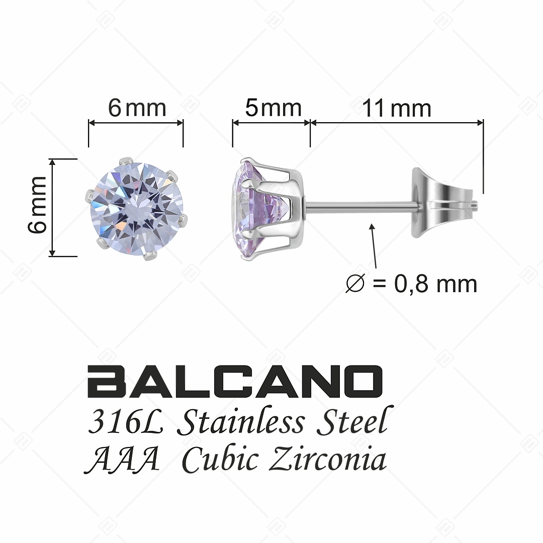 BALCANO - Frizzante / Boucles d'oreilles pierres rondes (112083ST82)