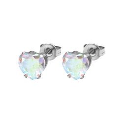 BALCANO - Frizzante / Earrings with heart shaped gemstone