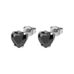 BALCANO - Frizzante / Earrings With Heart Shaped Gemstone
