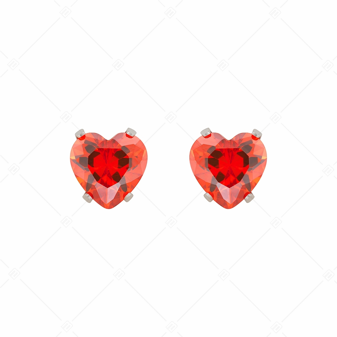 BALCANO - Frizzante / Boucles d'oreilles pierres précieuses en forme de cœur (112084ST22)