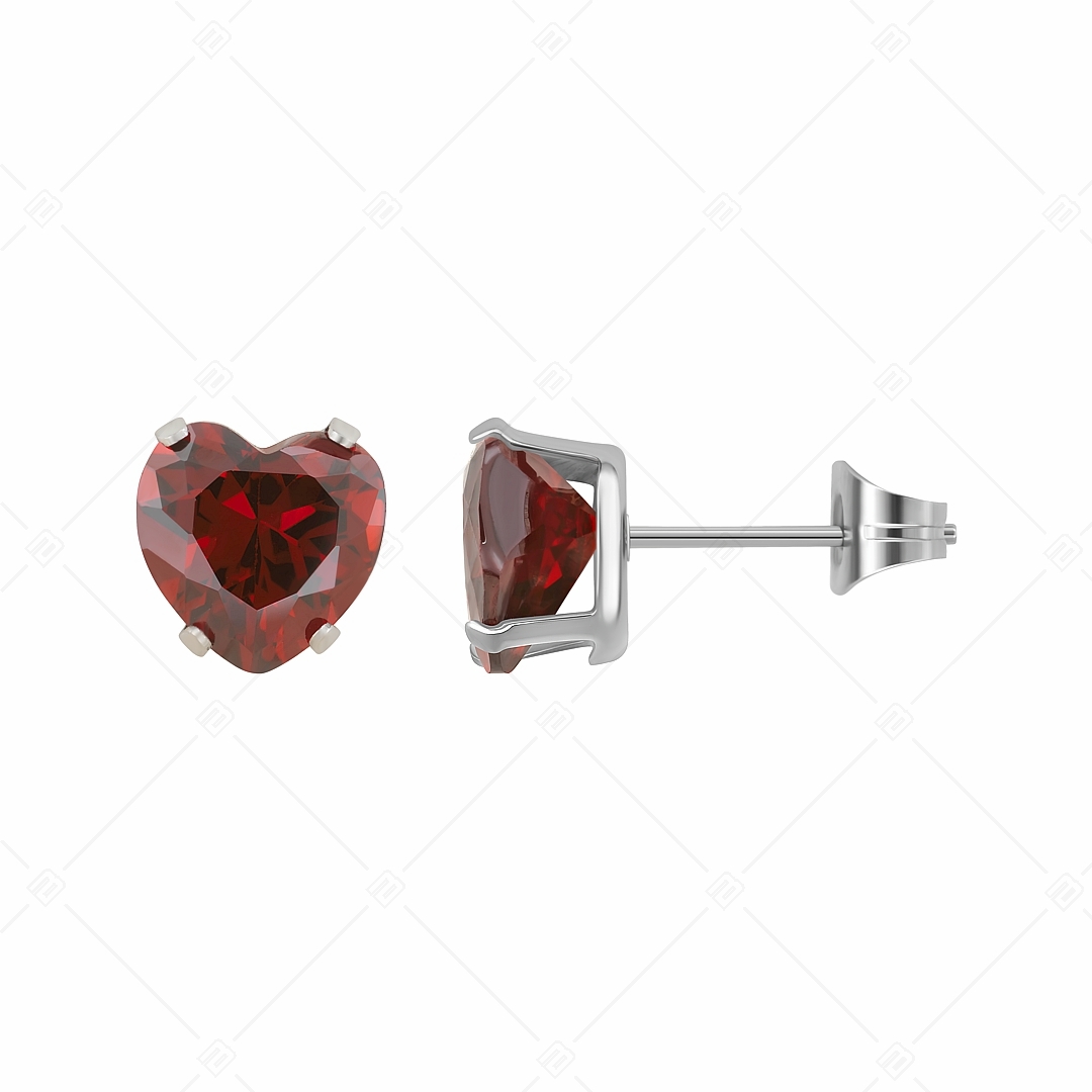 BALCANO - Frizzante / Earrings With Heart Shaped Gemstone (112084ST29)