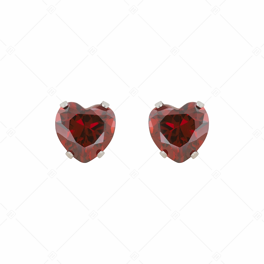 BALCANO - Frizzante / Boucles d'oreilles pierres précieuses en forme de cœur (112084ST29)