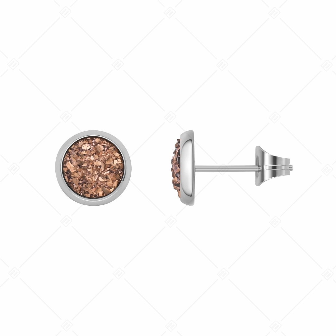 BALCANO - Druzy / Mineral Crystal Earrings (141111BC58)