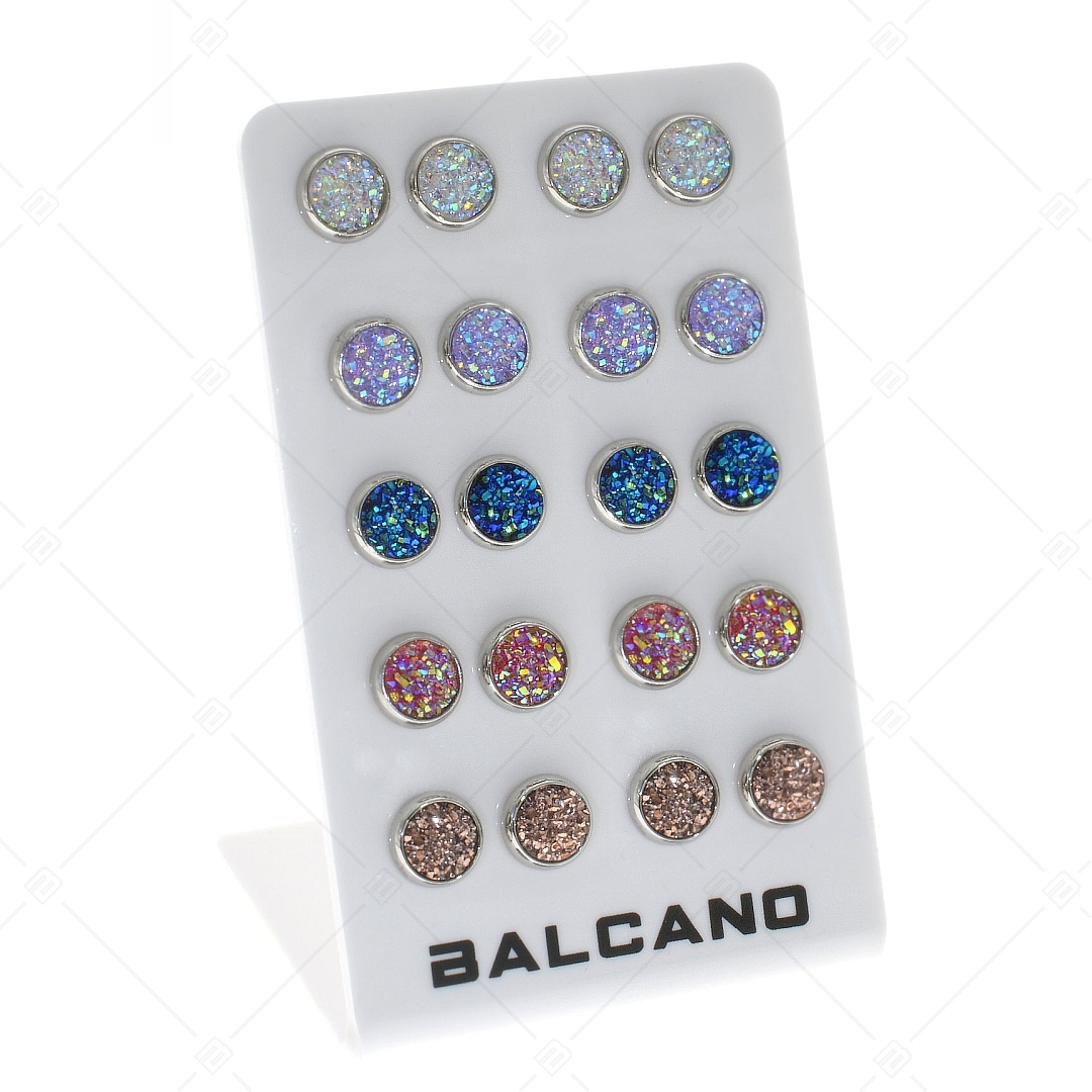 BALCANO - Druzy / Mineral Crystal Earrings (141111BC89)