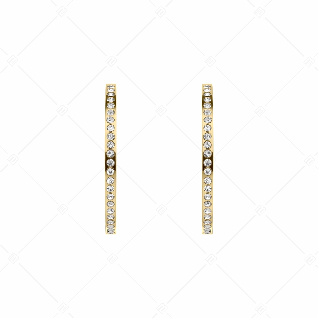 BALCANO - Carina / Hoop earrings with zirconia gemstones (141114BC88)