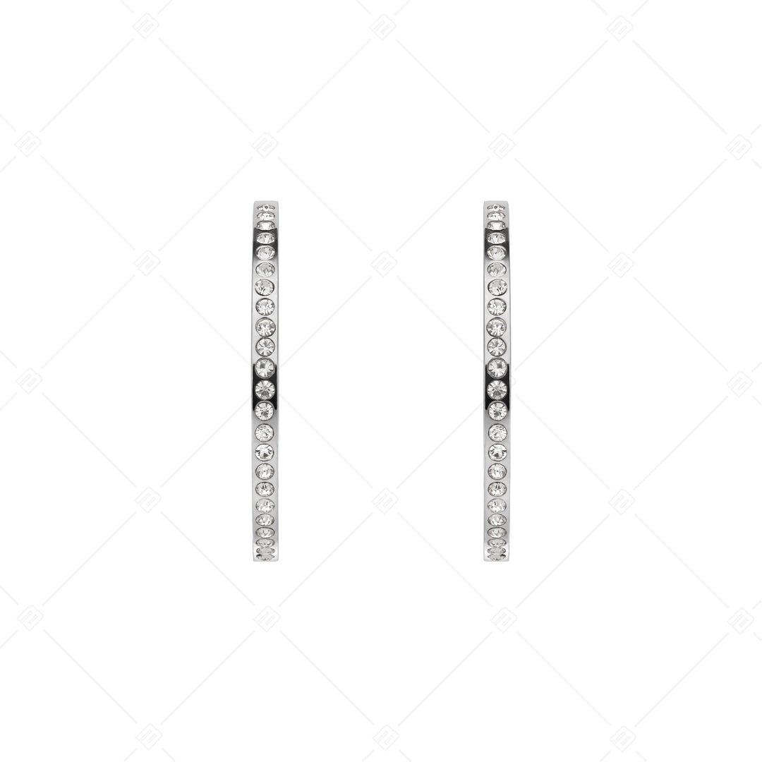 BALCANO - Carina / Hoop earrings with zirconia gemstones (141114BC97)