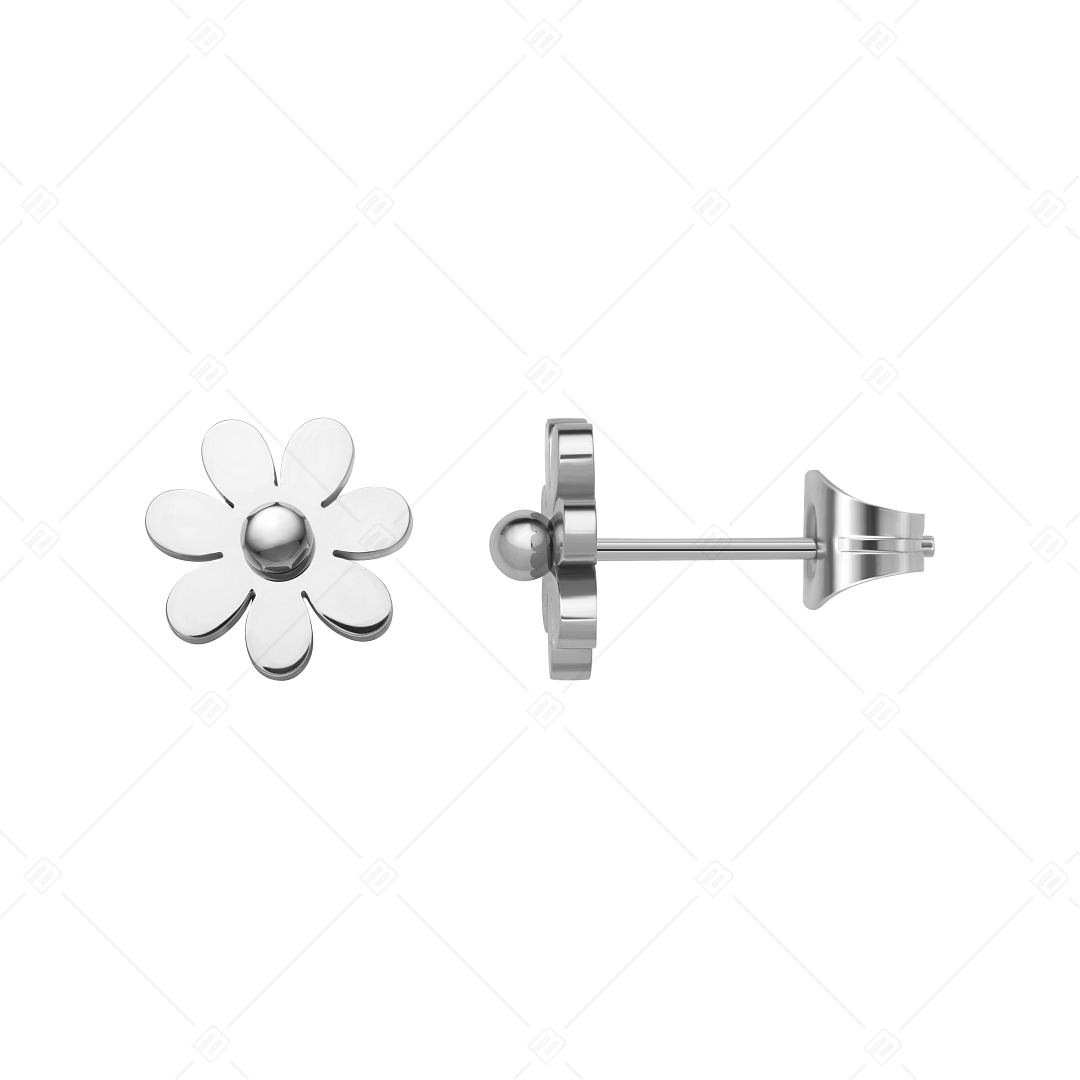 BALCANO - Daisy / Stainless Steel Earrings With Daisy Flower Shape, High Polished (141200BC97)