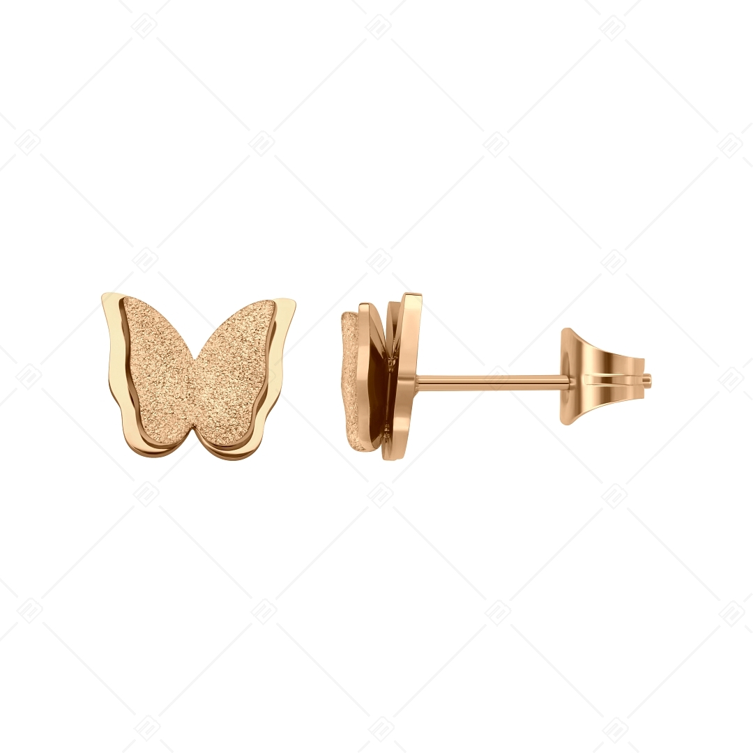 BALCANO - Papillon / Butterfly Earrings With Glitter Surface (141201BC96)