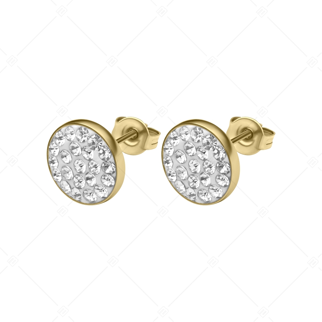 BALCANO - Glitter / Round Earrings With Crystal (141203BC88)