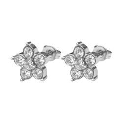 BALCANO - Rosetta / Flower Shaped Gemstone Earrings