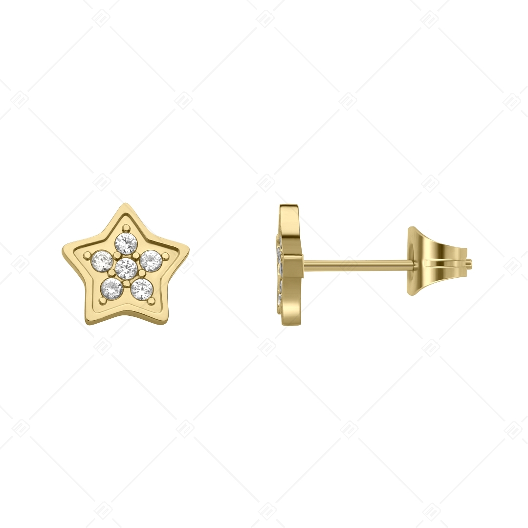 BALCANO - Asteri / Star Shaped Earrings With Gemstone (141208BC88)